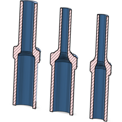 Barb Tube Reducing Coupling V2 No Rings
