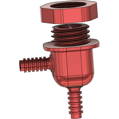 CO2 Scrubber Drain Adapter V2 With Screw/Nut