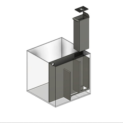 6 Gallon Frameless Cube AIO Kit With Media Basket