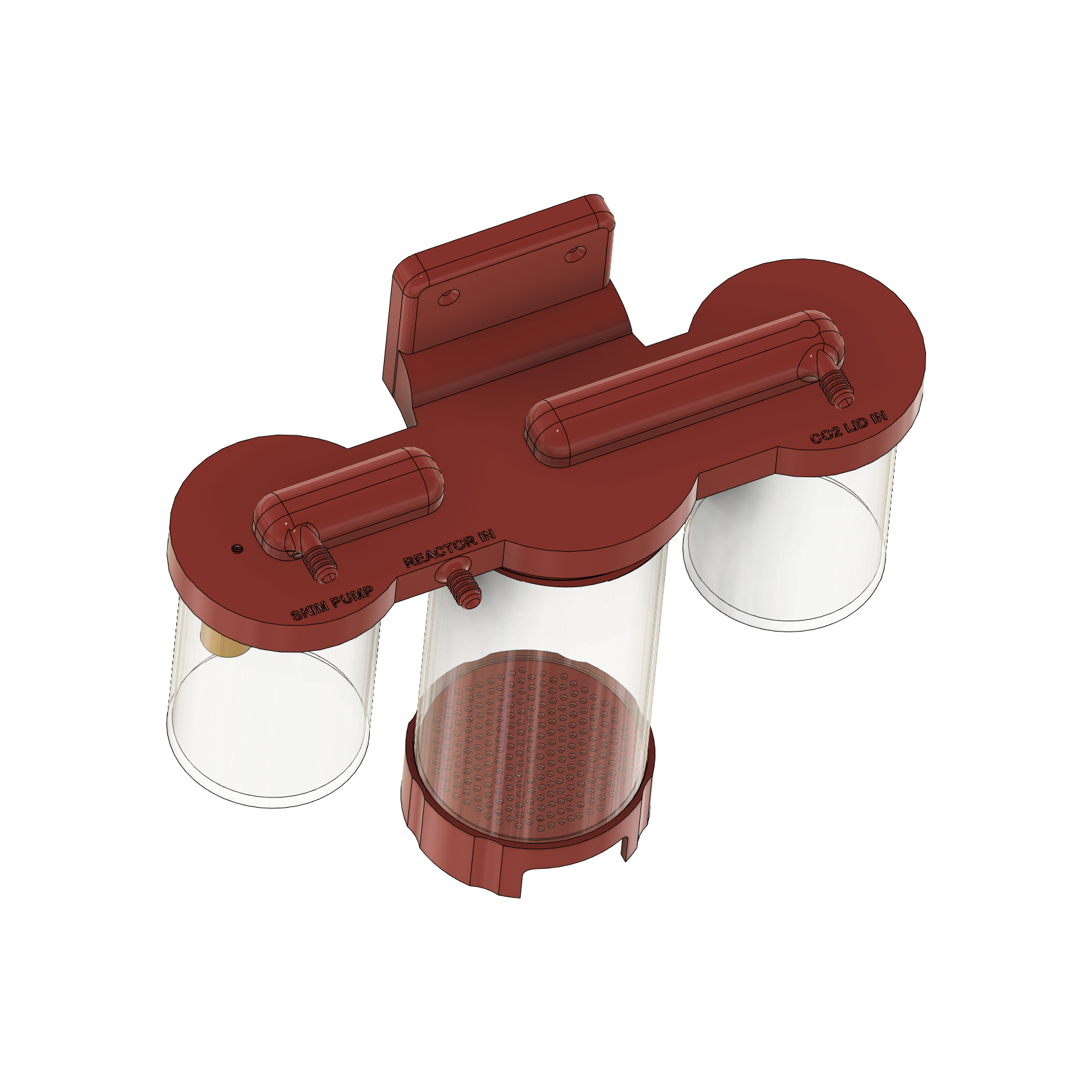 Hex CO2 Scrubber Hanging Wall Mount V2