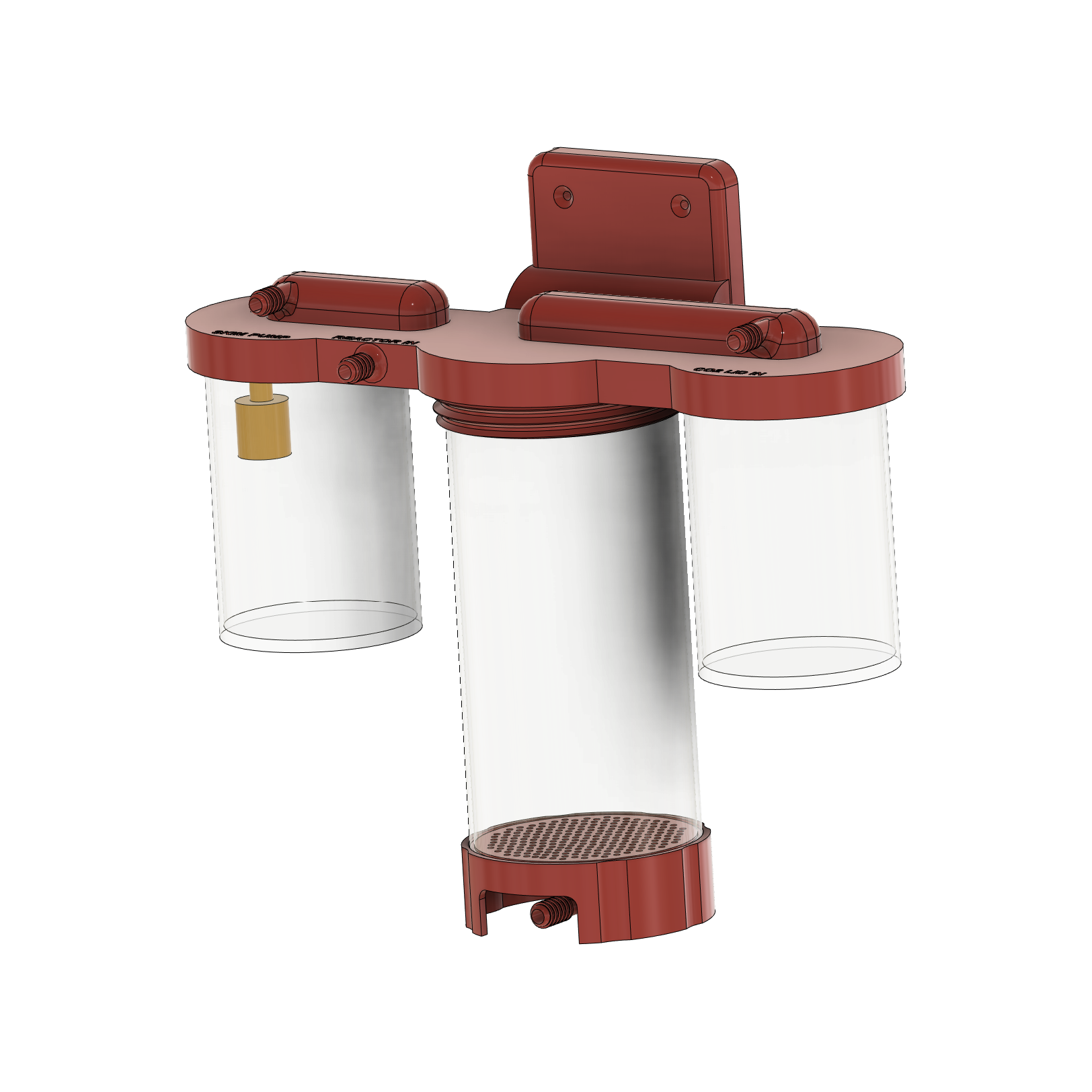 Hex CO2 Scrubber Hanging Wall Mount V2