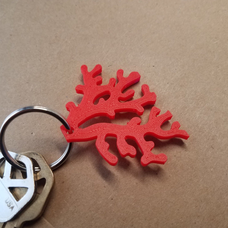 Coral Keychain