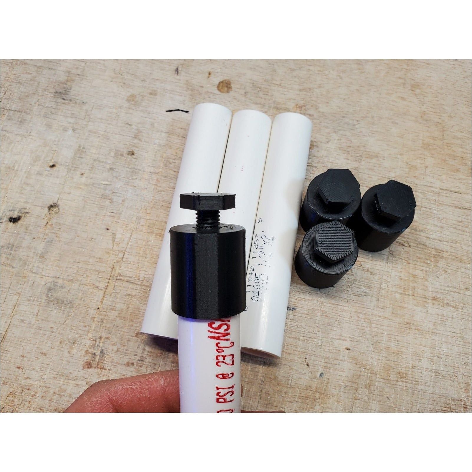 PVC End Caps With Standard Screw