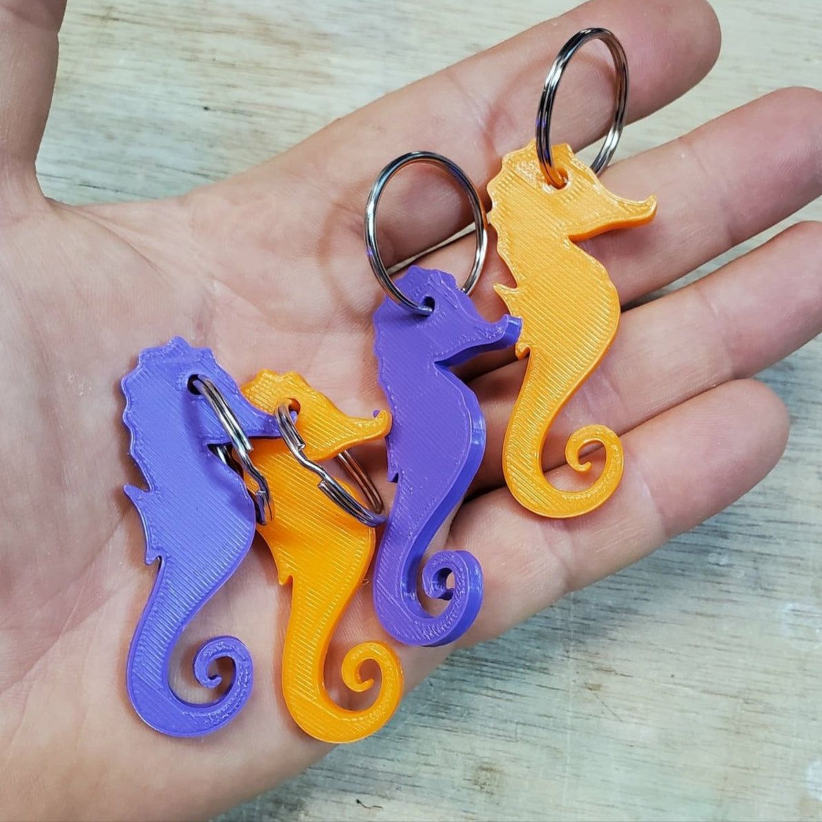 Seahorse Keychain
