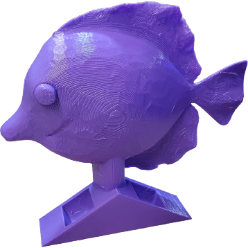 Purple Tang Decoy
