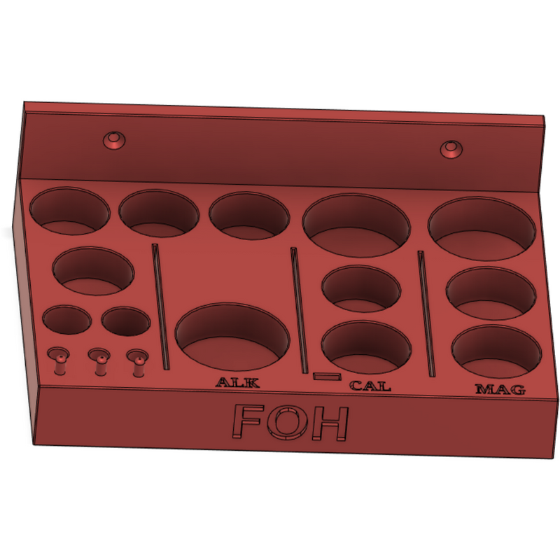 Hanging Red Sea Foundation Pro Test Kit Storage