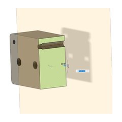 Carbon Reactor Mount Wall Block (38mm)