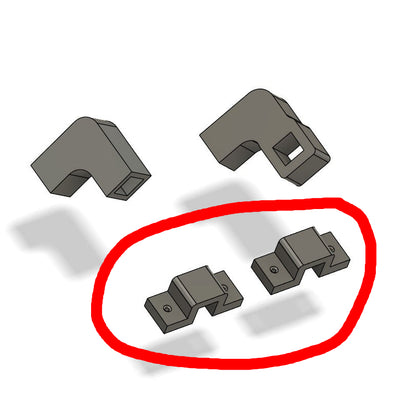 1in Rail Stand Clamp with Screw Holes