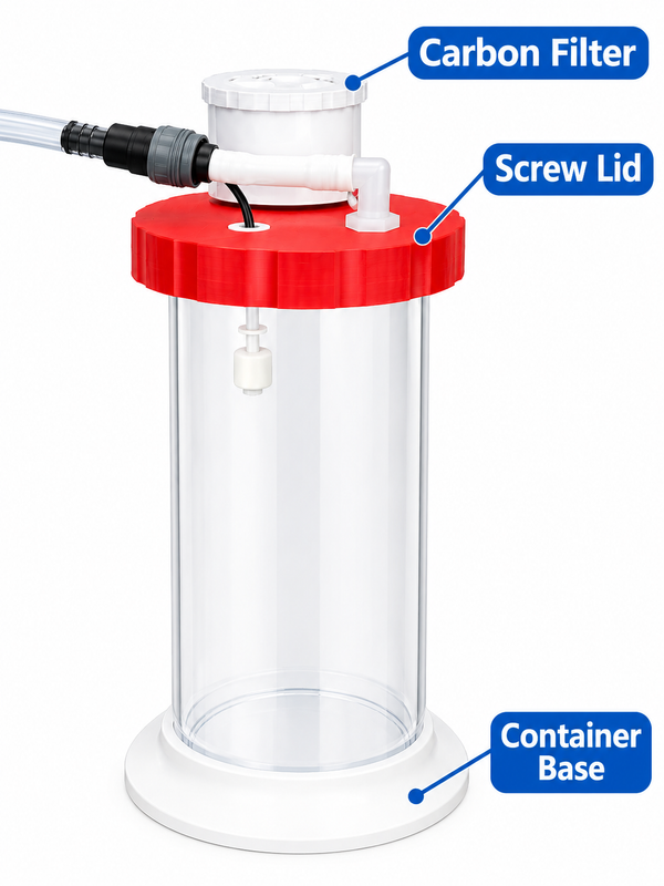 Hex Skimmer Waste Collection 14 inch (No Controller)